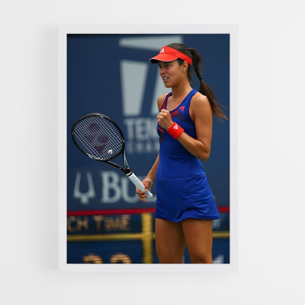 Poster Ace in Blue – affiche Tennis (vue 3)